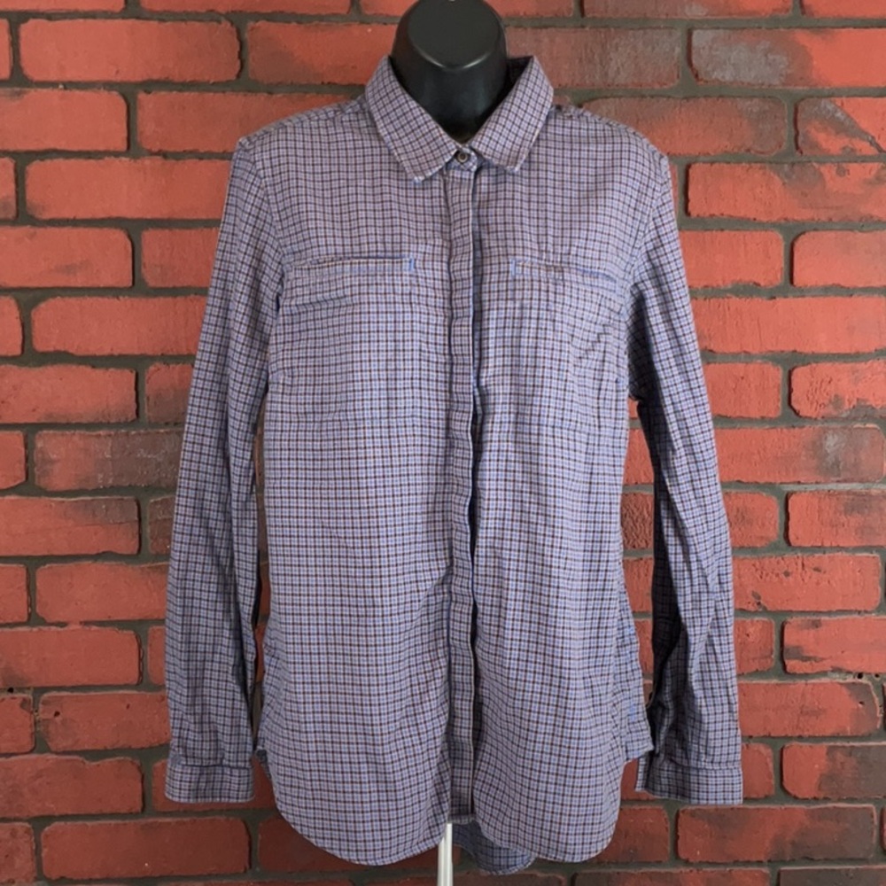 LL Bean‎ Shirt Womans Medium Button Down